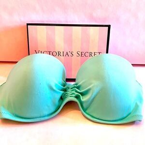 VICTORIAS SECRET SEA-FOAM GREEN BANDEAU 34B
